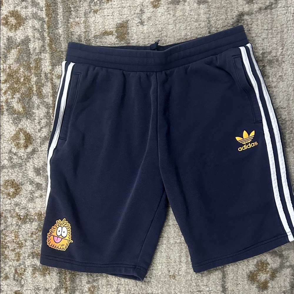 Adidas x Kevin Lyons Collection Youth Blue Athletic Shorts